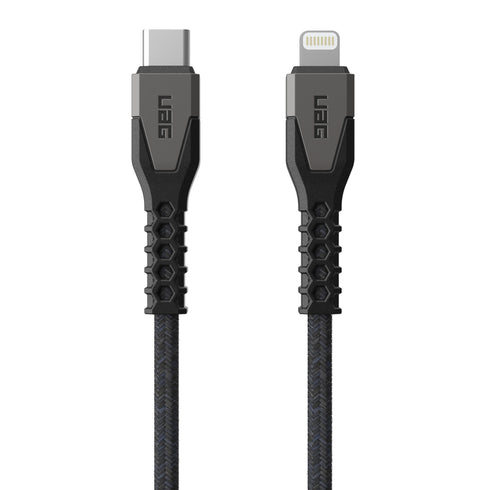 UAG 5 ft. 150cm USB-C to Lightning Kevlar Rugged Charge and Sync Cable 9B4414114030
